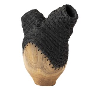 FRORERO FIBRA NATURAL MADERA 20x17x33 CM