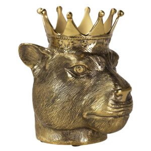 CHAMPANERA LEON ALUMINIO DORADO 24x22x28 CM