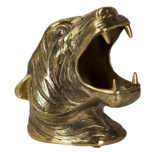 CHAMPANERA TIGRE ALUMINIO DORADO 26x24x29 CM