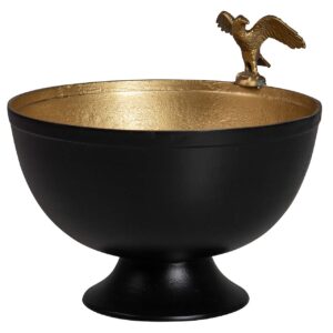CHAMPANERA AGUILA ALUMINIO NEGRO DORADO 35x38x29CM
