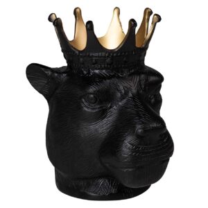 CHAMPANERA LEON ALUMINIO BLACK 24x22x28 CM