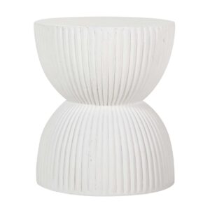 MESA AUXILIAR TABURETE BLANCO SEDIT 38x38x46 CM