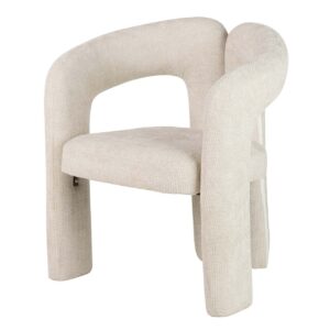 SILLA CHENILLA BEIGE NOVA 66x61x76 CM