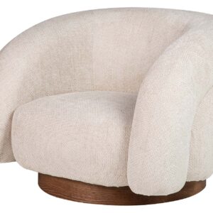 SILLON CHENILLA BEIGE FLUX 100x89x60 CM