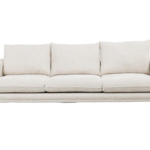 SOFA CHENILLA BEIGE YUMA 230x91x76 CM