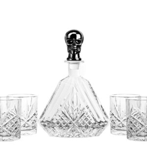 SET 7 PIEZAS WHISKY CRISTAL 630 ML