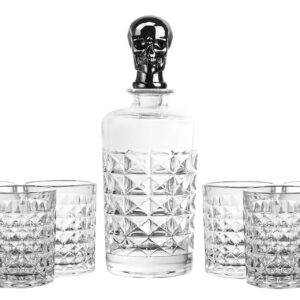 SET 7 PIEZAS WHISKY CRISTAL 750 ML