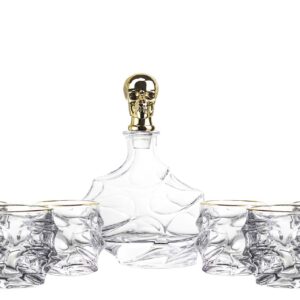 SET 7 PIEZAS WHISKY CRISTAL 760 ML