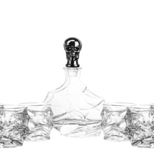 SET 7 PIEZAS WHISKY CRISTAL 760 ML