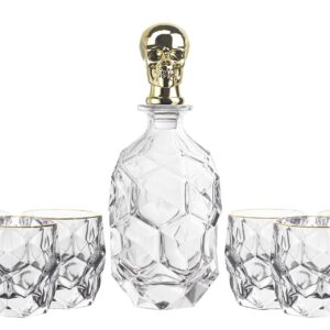 SET 7 PIEZAS WHISKY CRISTAL 750 ML