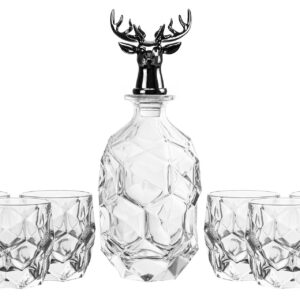 SET 7 PIEZAS WHISKY CRISTAL 750 ML