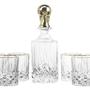 SET 7 PIEZAS WHISKY CRISTAL 720 ML