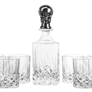 SET 7 PIEZAS WHISKY CRISTAL 720 ML