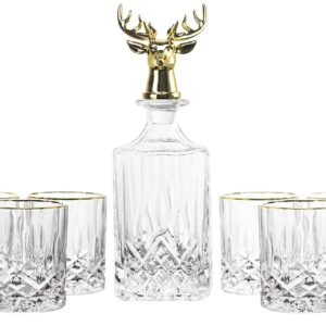 SET 7 PIEZAS WHISKY CRISTAL 720 ML