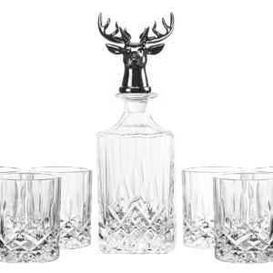 SET 7 PIEZAS WHISKY CRISTAL 720 ML