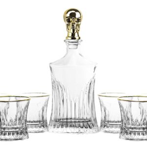 SET 7 PIEZAS WHISKY CRISTAL 700 ML