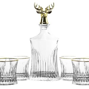 SET 7 PIEZAS WHISKY CRISTAL 700 ML