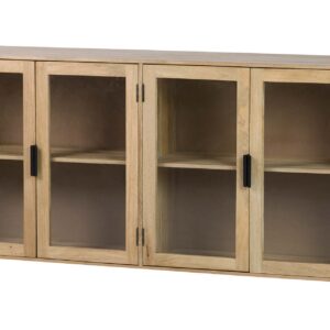 APARADOR MADERA MANGO MARRON FELO 180x40x80 CM