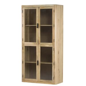 CABINET MADERA MANGO MARRON FELO 100x45x200 CM