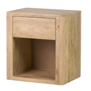 MESITA MADERA MANGO MARRON FELO 55x40x60 CM