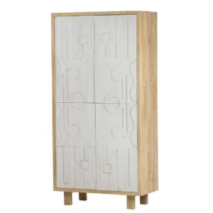 CABINET MADERA MANGO MARRON JANTO 100x45x200 CM