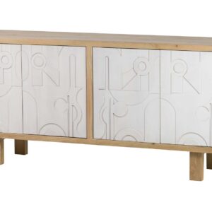 APARADOR MADERA MANGO MARRON JANTO 180x45x80 CM