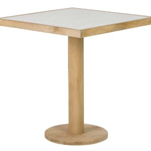 MESA COMEDOR MADERA MANGO MARMOL 70x70x75 CM