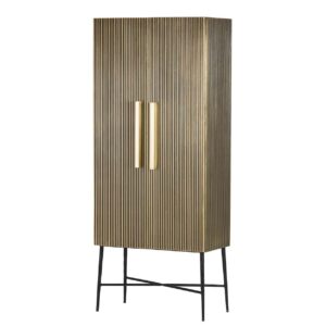 CABINET MDF METAL MARRON LUMINA 75x40x180 CM