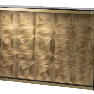 BARRA DE BAR MADERA MANGO METAL 160x65x110 CM
