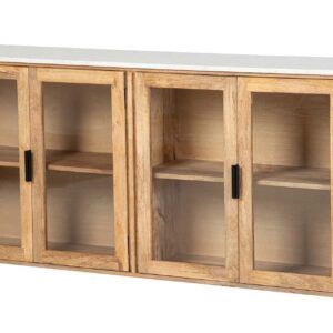 APARADOR MANGO MARMOL CRISTAL TYLA 180x40x80 CM