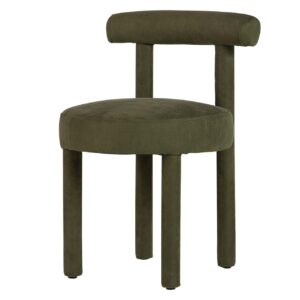 SILLA MADERA ARCE VELVET VERDE 49x52x75 CM
