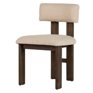 SILLA MADERA FRESNO BEIGE 48x53x78 CM