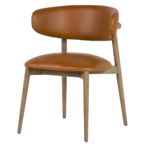 SILLA MADERA FRESNO MARRON 59x56x80 CM