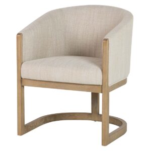 BUTACA MADERA FRESNO BEIGE 62x64x78 CM