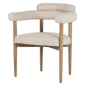 SILLA MADERA FRESNO BEIGE 66x56x79 CM