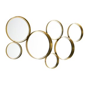 Espejo 119x5x62 Cristal-Metal Dorado