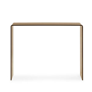 Consola 110x40x85 Vidrio -- Ámbar