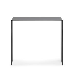 Escritorio 85x55x75 Vidrio -- Gris Ahumado