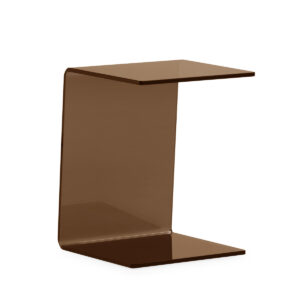 Mesa Auxiliar 40x40x53 Vidrio -- Ámbar