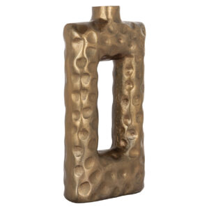 Jarrón Samuel dorado cepillado