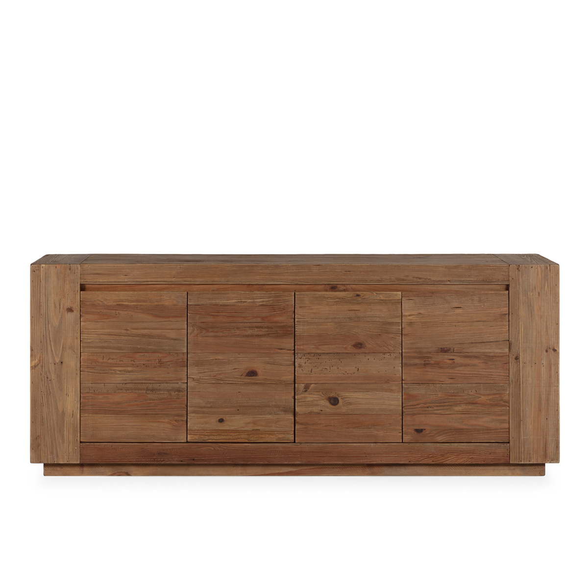 Aparador 210x50x85 Madera de Pino Recuperado -- Natural Envejecido