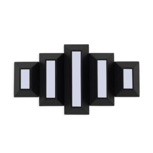 Aplique 35x45x20 Acrilico/Metal -- Negro