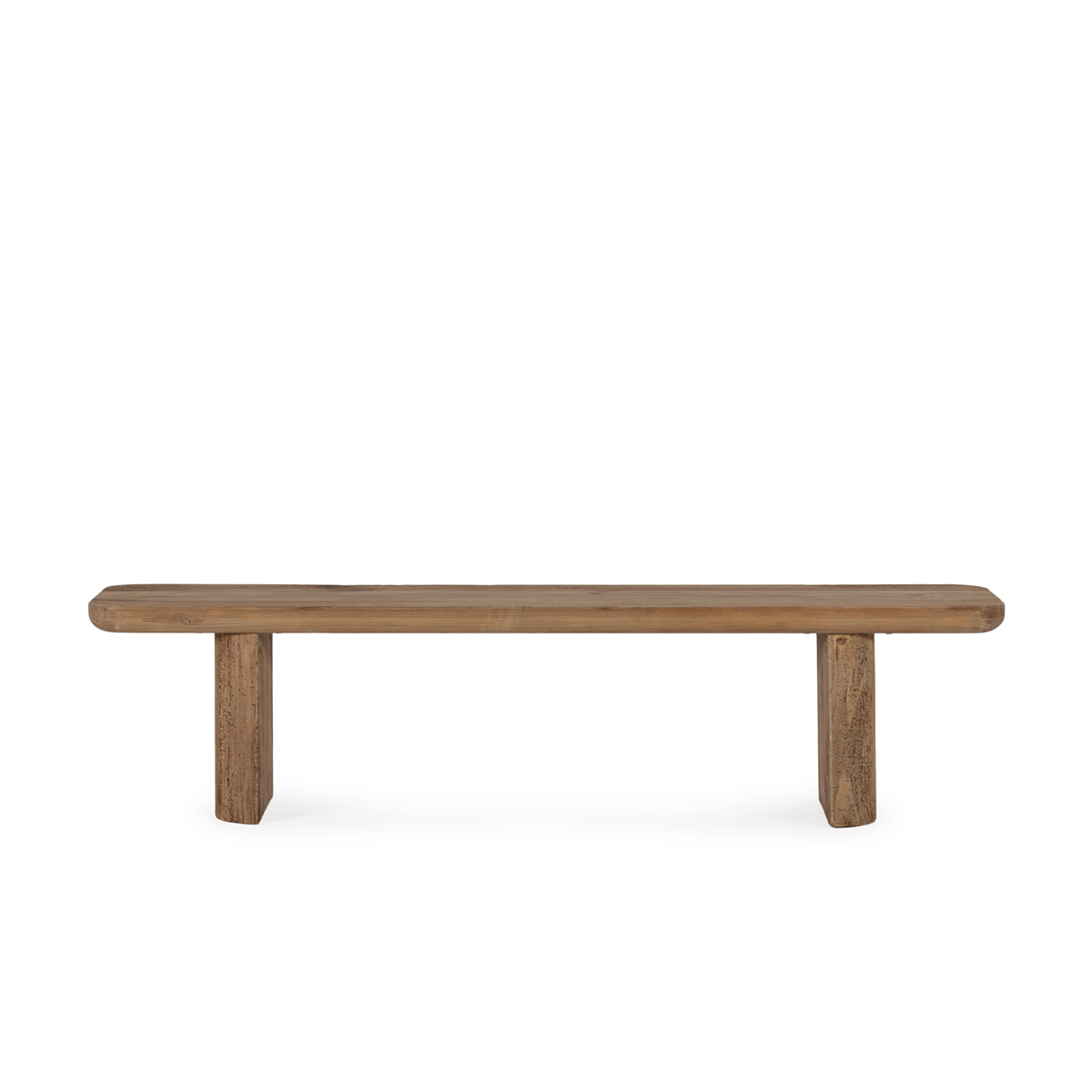 Banco 180x40x44 Madera de Pino Recuperado -- Natural Envejecido