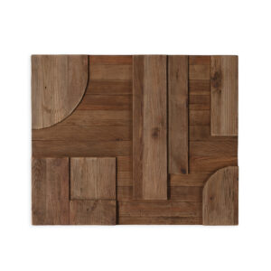 Escultura 98x6x80 Madera de Pino Recuperado -- Natural Envejecido