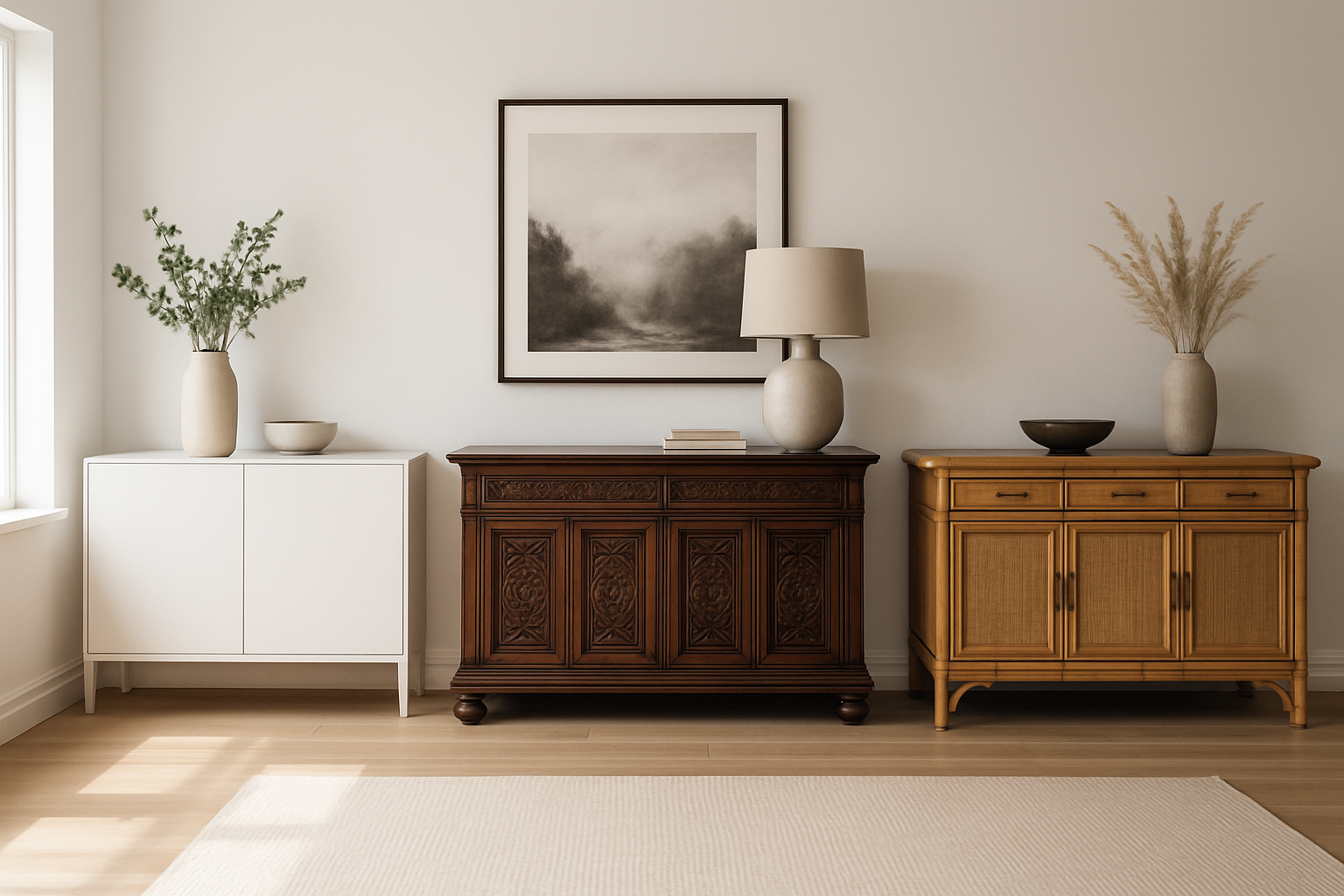 Guía Completa para Elegir el Aparador Perfecto: Estilo, Medidas y Funcionalidad - elegir aparador, tipos de aparadores