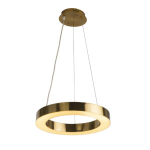 Lámpara de Techo 40x40x150 Metal Dorado