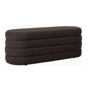 Pouffe & Footstool Camille brown chunky