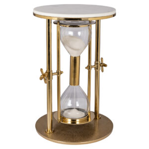 Mesa auxiliar Tempus en dorado
