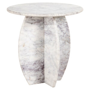 End table Holmes white 50Ø