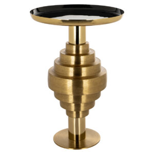 End table Renao black/gold